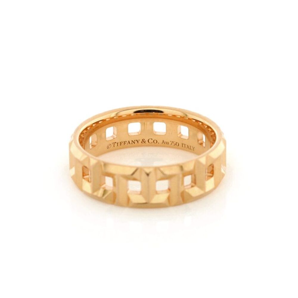 Tiffany & Co. T True Ring 18K Rose Gold Wide - - Picture 3 of 3